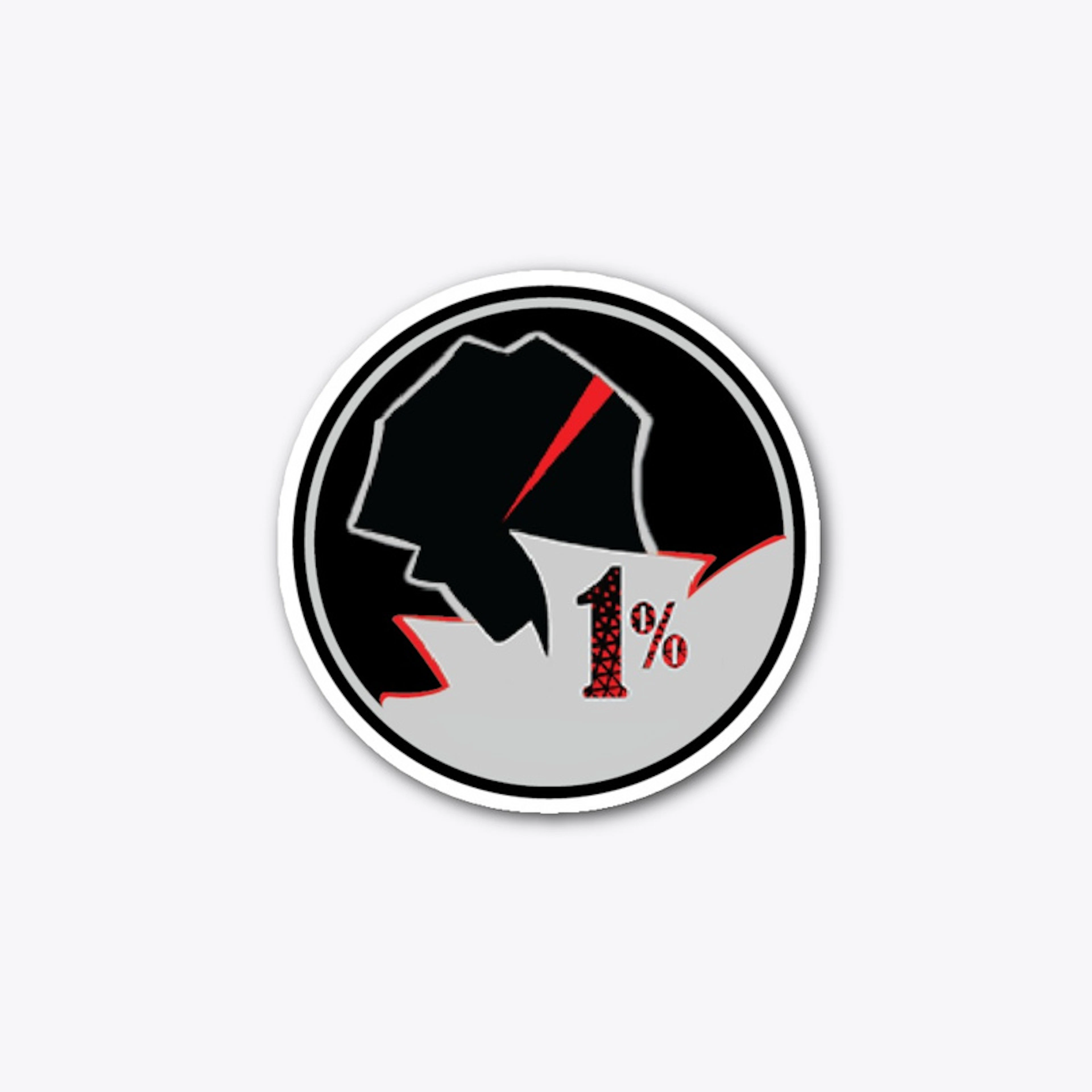 1% logo merchandise